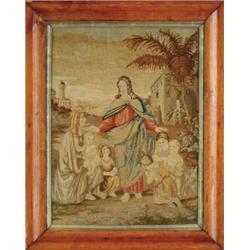 ENGLISH NEEDLEWORK PICTURE.