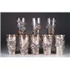 Image 1 : SET OF EIGHT ORIENTAL SIVLER TUMBLERS.