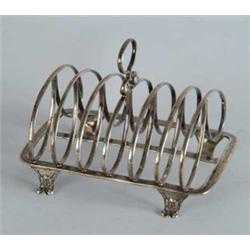 ENGLISH STERLING TOAST RACK.