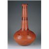 Image 1 : TALL POTTERY GOURD VASE.