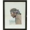 Image 1 : COLORED FRAMED PHOTOGRAPH OF NAVAJO INDIAN. 