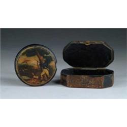 TWO SNUFF BOXES.