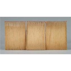 GROUP OF UNCUT WOODEN SHAKER MATCHES.