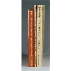 THREE BOOKS CONCERNING SHAKER ITEMS.