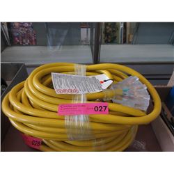 New 50 Foot Heavy Duty Multi Outlet Extension Cord