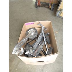 Box of Heavy Duty Wheels with Extension Arms