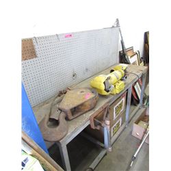 Work Bench with Grinder