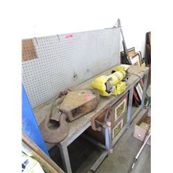 Work Bench with Grinder