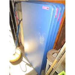 Blue Folding Table - 30" x 61"