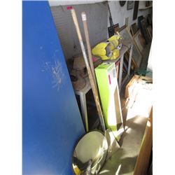 2 Shovels, Convex Mirror & Shelf