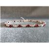 Image 1 : Garnet & Diamond Tennis Bracelet