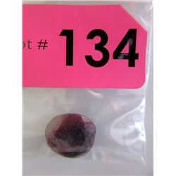 12.5 CT Oval Cut Ruby Gemstone