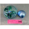 Image 1 : 2 Signed Art Glass Paperweights