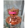 Image 1 : Mid Century Copper Swiss Fondue Set