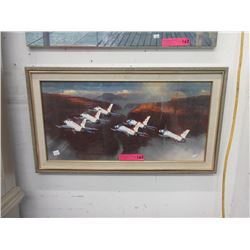 Framed Print of US Thunderbirds Airplanes