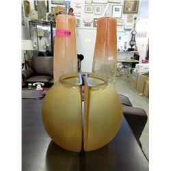 4 New Glass Vases