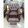 Image 1 : New Amax Leather Push Back Recliner