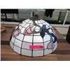 Image 1 : Hanging Stained Glass Light Fixture