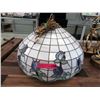Image 1 : Hanging Stained Glass Light Fixture