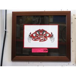 Richard Shorty Framed Print - Crab