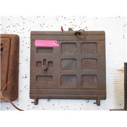 Vintage Cast Metal Stove Grate