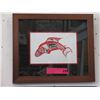 Image 1 : Richard Shorty Framed Print "Salmon"