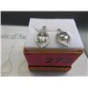 Image 2 : New Green Amethyst & Diamond Earrings