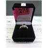 Image 2 : 14KT Gold Emerald & Diamond Ring