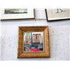 Image 1 : Gilt Framed Mirror - 14" x 14"