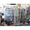 Image 1 : Rack of Assorted Shirts & Sweaters- Most are Men's