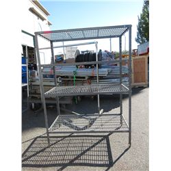 One 4 Tier Metal Shelf