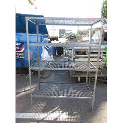 One 4 Tier Metal Shelf