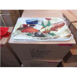 3 Cases of New Plastic Place Mats - 144 Per Case