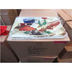 3 Cases of New Plastic Place Mats - 144 Per Case