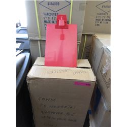 Large Case of New Illuminated Clip Boards