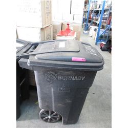 Large Rolling Curb Side Trash Can
