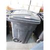 Image 1 : Large Rolling Curb Side Trash Can