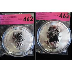 10 Oz. Canada Maple Leaf .9999 Silver Round