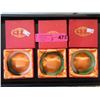 Image 1 : 3 New Jade Glass Bracelets with Gift Boxes