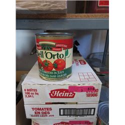 3 Cases of Diced Tomatoes in Juice