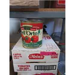 3 Cases of Diced Tomatoes in Juice