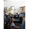 Image 1 : Vintage 30" Wood Table Lamp with Fancy Shade