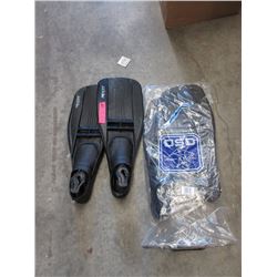 2 Pairs of New Italian GSD Proget Scuba Fins