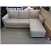 Image 1 : New 70" Fabric Chaise Sofa - Floor Model