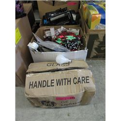 Case of New 60 Watt Light Bulbs & More