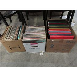 3 Boxes of Vintage LP Records