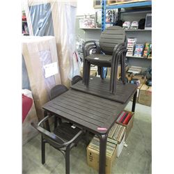 New Nardi Palma Table with 6 Chairs