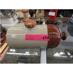 2-Tone Glazed Ceramic Foot Warmer