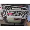 Image 1 : New Queen Size Animal Block Print Sherpa Blanket
