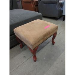 New Microfiber Stool with Wood Legs